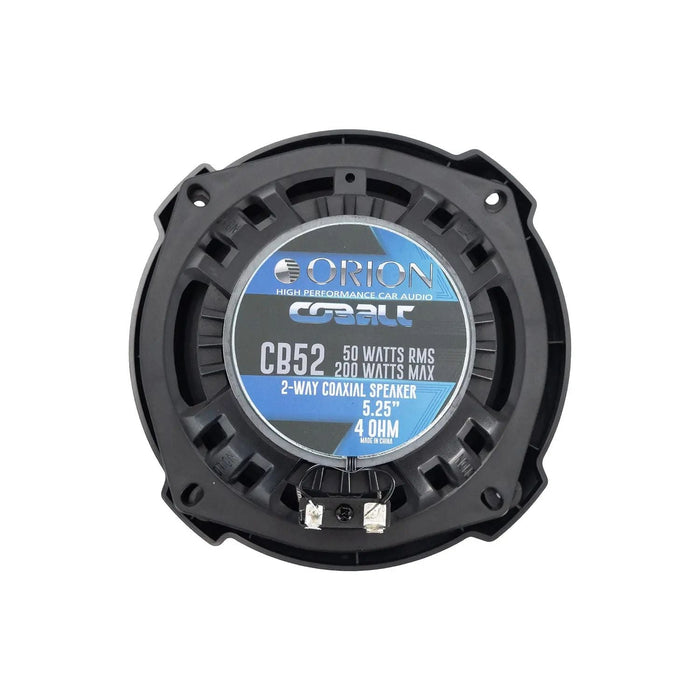 Orion CB52 Cobalt 5.25-inch Car Audio 2-Way 4 Ohms 200 Watts Coaxial Speakers - Pair