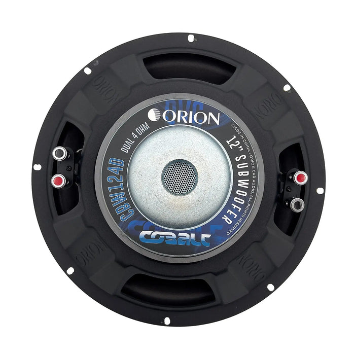 Orion CBW124D Cobalt Series 12" Dual Voice Coil 4 Ohm 1600 Watts Max Car Subwoofer (Each)