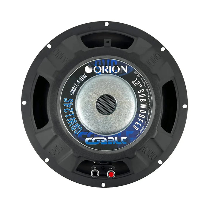 Orion CBW124S Cobalt Series Bass 12" Single Voice Coil 4 Ohm 1600 Watts Max Car Subwoofer (Each)