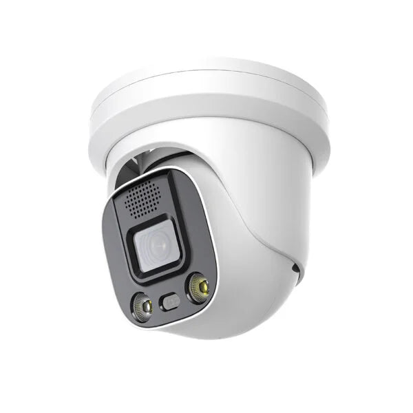 HI-D5LCKL36AD-S 5MP 2-Way IP Camera AI Turret IP67 Built in Mic and Speaker Motion/Human Detection