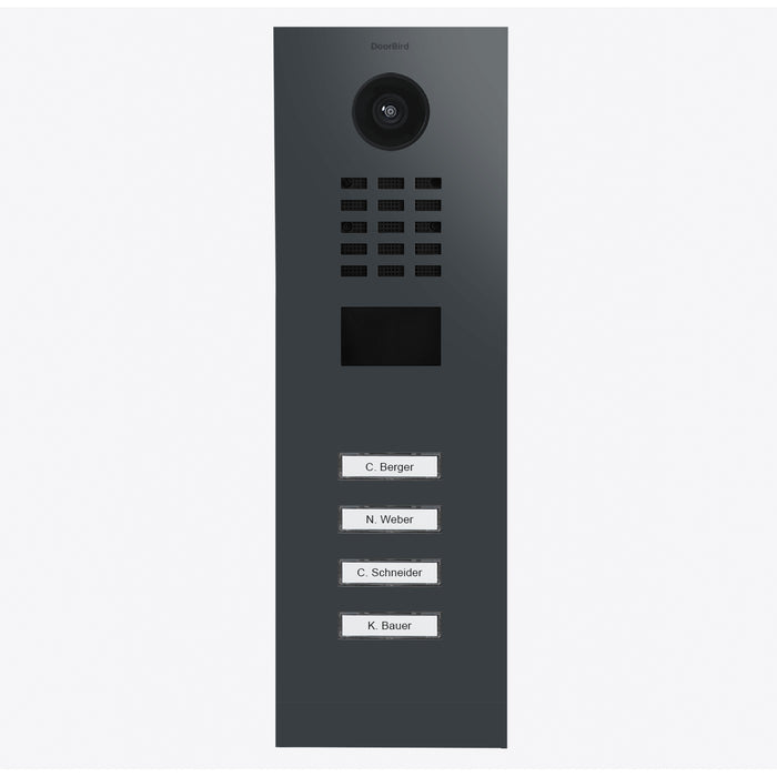 DoorBird D2104V IP Video Intercom Surface-Mount 4 Call Buttons RFID & HD Video Door Station