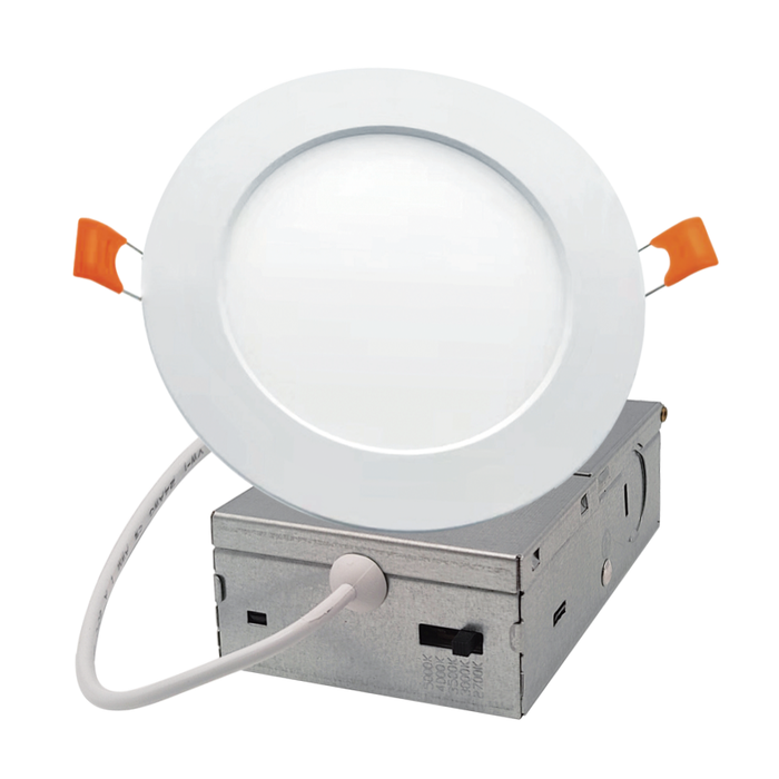 4" Slim LED Recessed Canless Downlight 5 Color 9W 750 Lumens Dimmable UL Energy Star