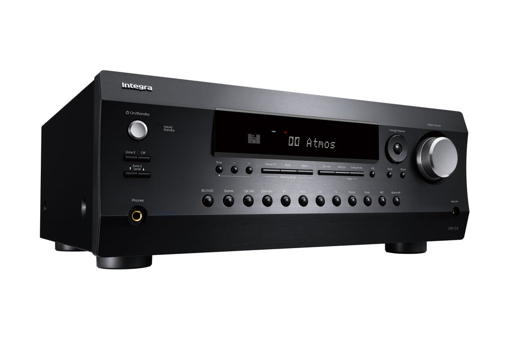 Integra DRX 2.4 8K 7.2-Channel Network AV Receiver with Dolby Atmos, Apple AirPlay, Wi-Fi and Bluetooth - Refurbished