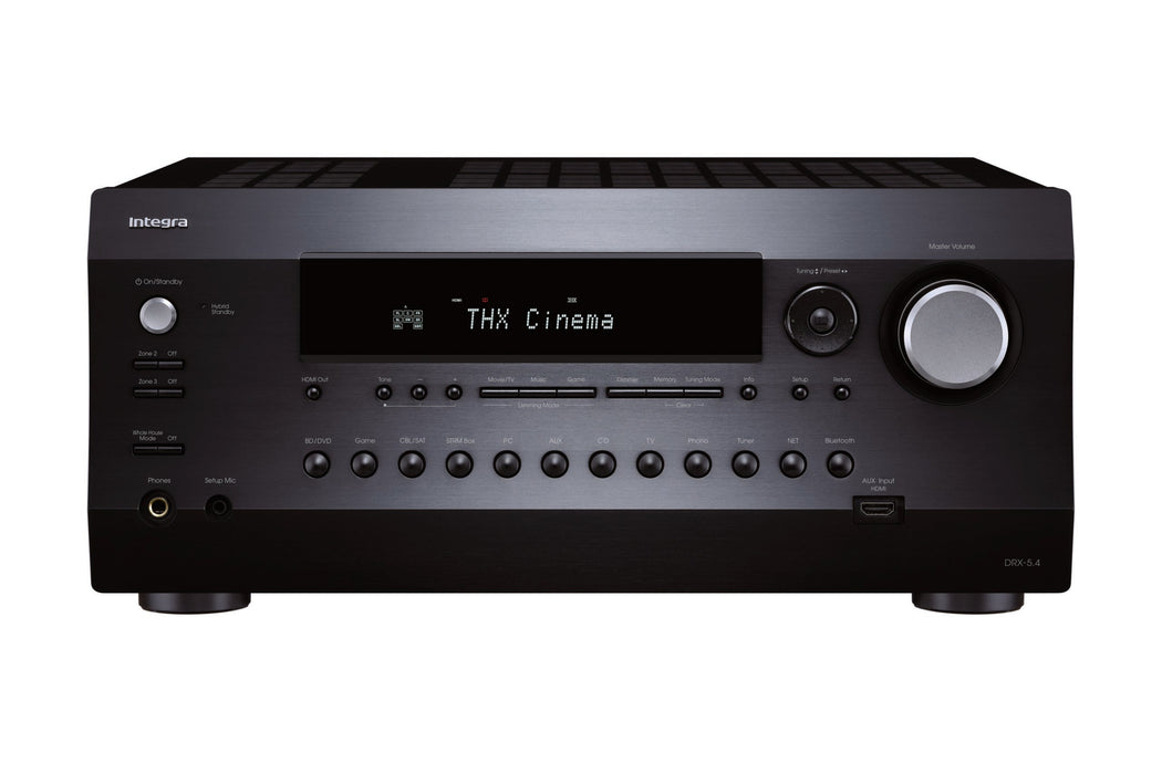 Integra DRX 5.4 9.2-Channel 8K Home Theater Receiver with Dolby Atmos, Apple AirPlay 2, Wi-Fi and Bluetooth - Refurbished