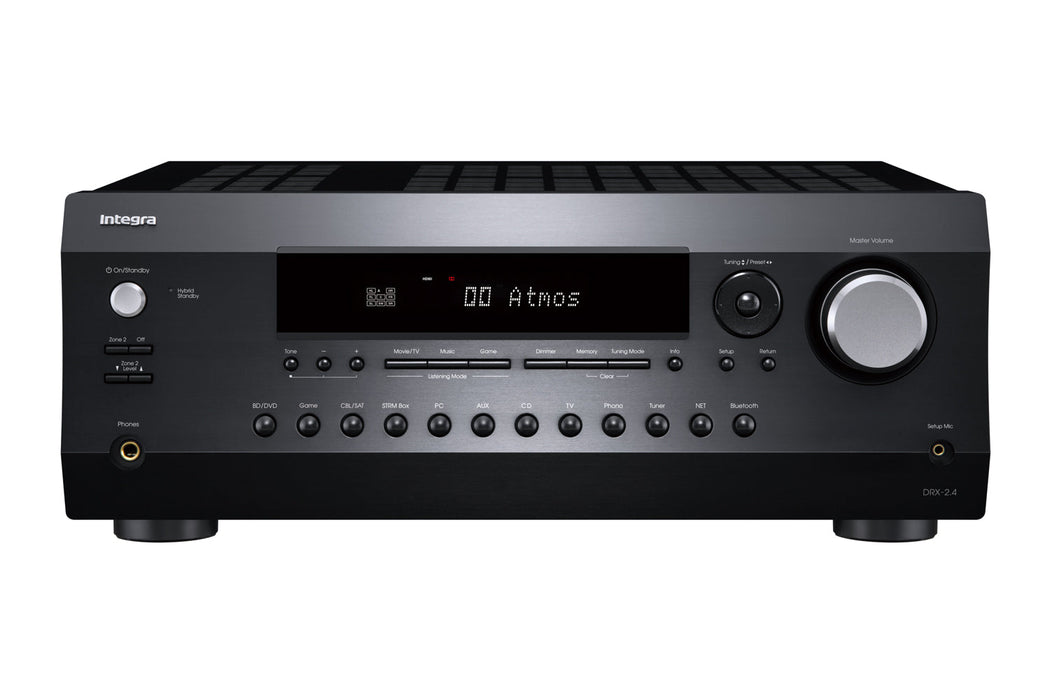 Integra DRX 2.4 8K 7.2-Channel Network AV Receiver with Dolby Atmos, Apple AirPlay, Wi-Fi and Bluetooth - Refurbished