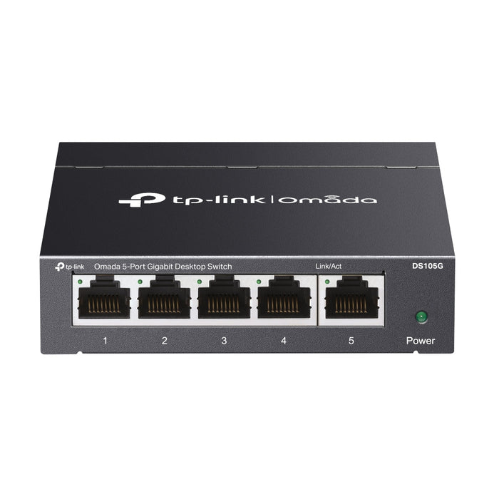TP-Link Omada DS105G 5-Port Gigabit Unmanaged Desktop Switch RJ45 Ports Plug and Play