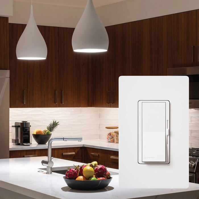 Lutron DVSTV-BL Diva 0-10V Single-Pole LED Dimmer 3-Way 8A 120-277V - Black