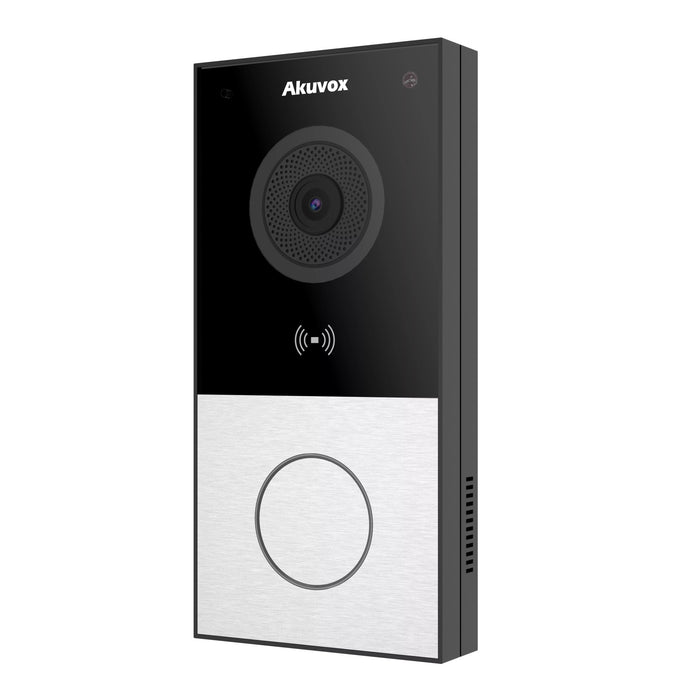 Akuvox E12W SIP Video Door Phone 2MP HD Camera RFID Reader Wi-Fi PoE IP65 - Silver