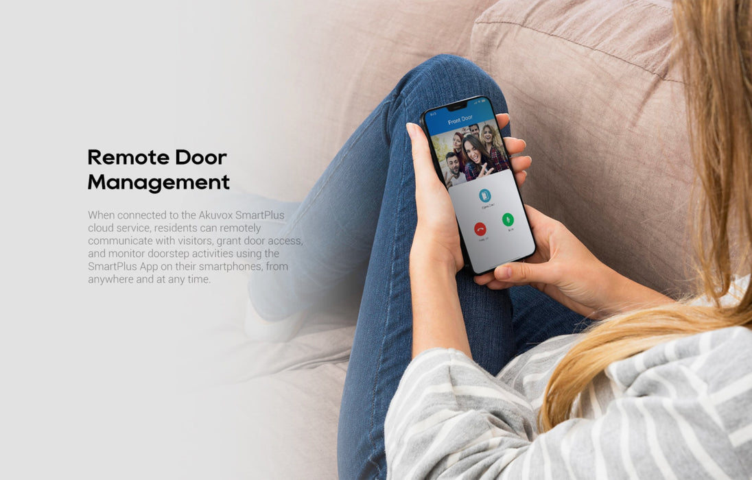 Akuvox E12W SIP Video Door Phone 2MP HD Camera RFID Reader Wi-Fi PoE IP65 - Silver
