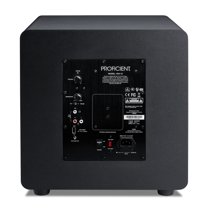 Proficient Protege FDS-12 600W Triple 12” Multivoltage Subwoofer