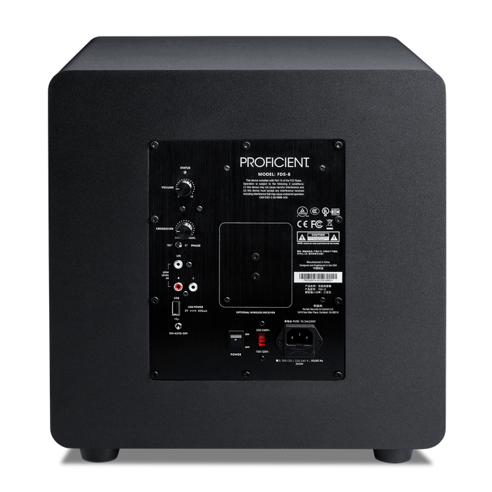 Proficient Protege FDS-8 400W Triple 8” Multivoltage Subwoofer