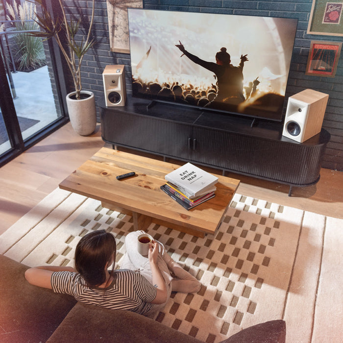 Klipsch The Fives II Dolby Atmos 5.25" Powered Monitor Speakers with WiFi and Bluetooth - Ebony (Pair)