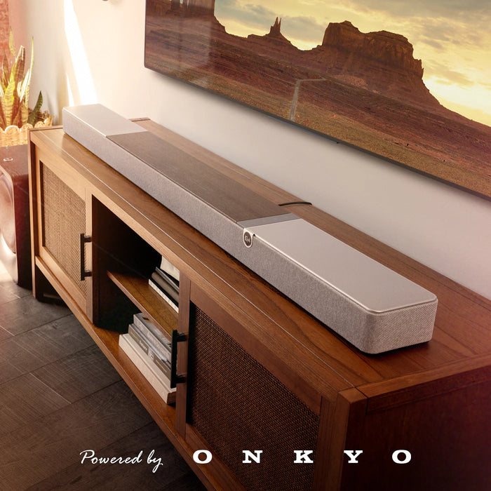 Klipsch Flexus Core 300 5.1.2-Channel Dolby Atmos Sound Bar Powered by Onkyo Bluetooth with Dolby Atmos - Walnut