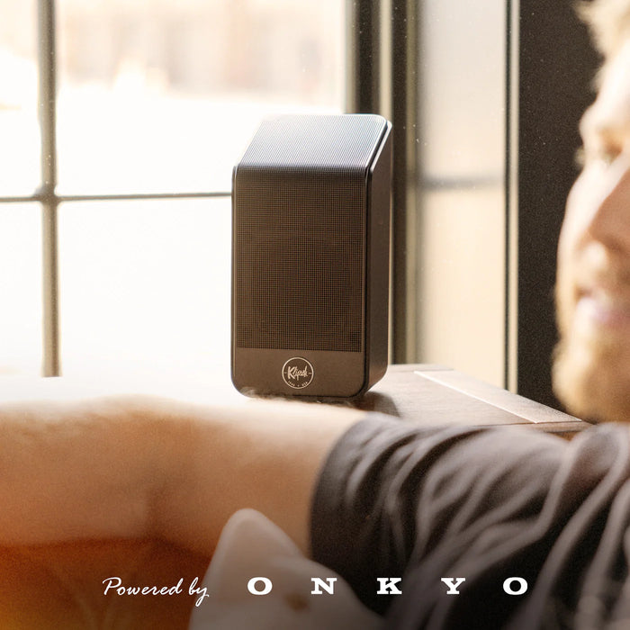 Klipsch Flexus SURR 200 Wireless Surround Sound Speakers with Immersive Dolby Atmos Technology - Black