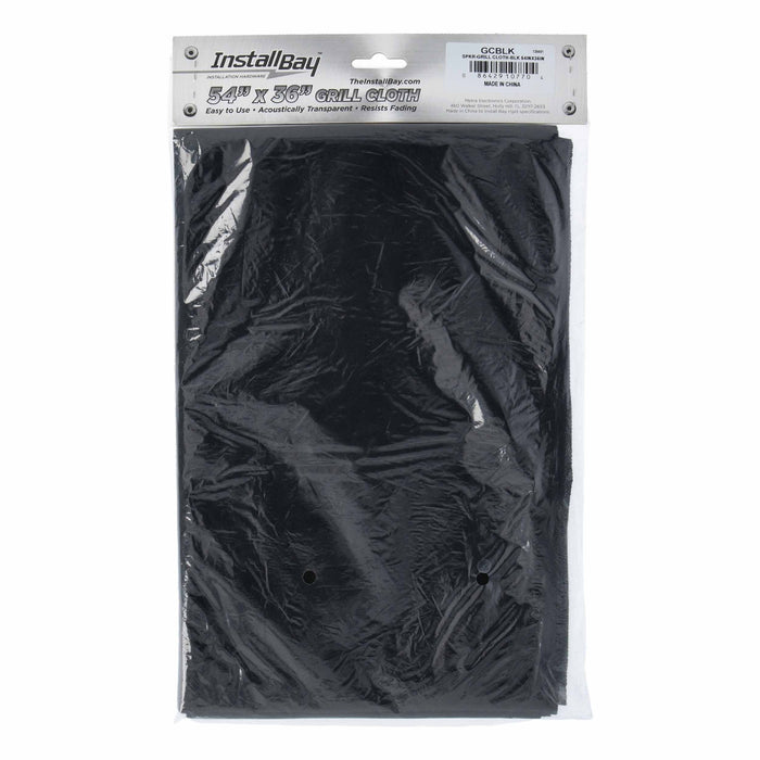 Install Bay GCBLK Speaker Grille Cloth Black 54in X 36in