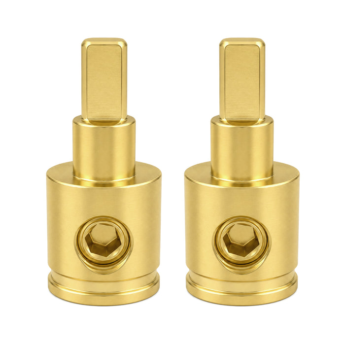 Power and Ground 1/0 to 4 Gauge Reducer for Car Audio Amplifier Installation (pair)