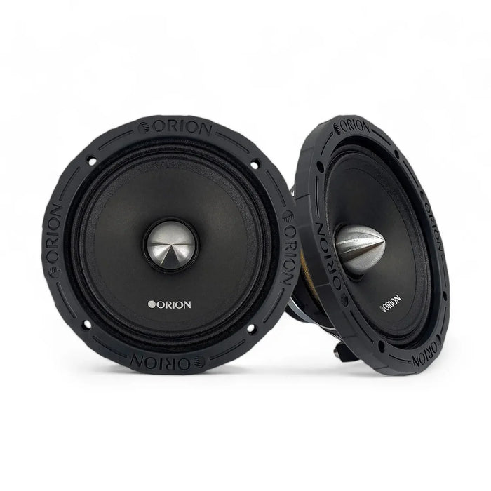 Orion HCCA62N HCCA Pro Audio 6.5" Neodymium Midrange Speakers 1400 Watts Max 2 Ohm Car Audio (Pair)