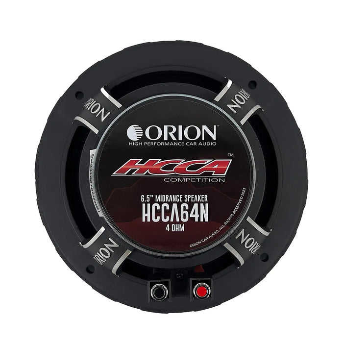 Orion HCCA64N 6.5" 1400W Max Power 4 Ohms Car Midrange Speaker (Pair)