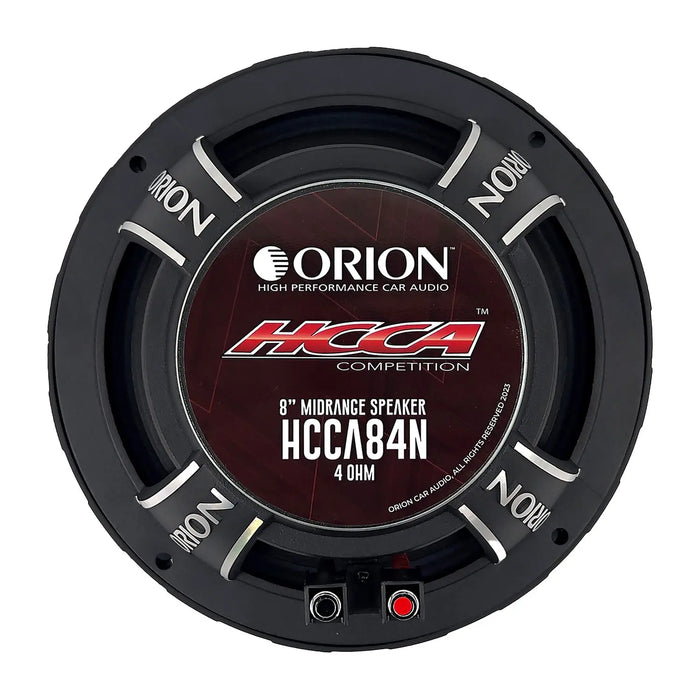 Orion HCCA84N HCCA Pro Audio 8" Neodymium Midrange Speakers 2000 Watts Max 4 Ohm Car Audio (Pair)