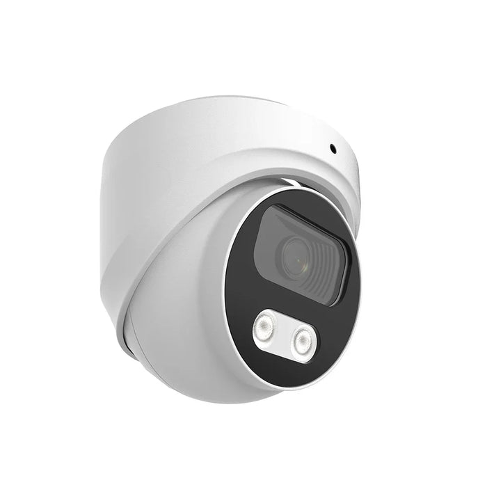 HT-D5SBFPE28-FX 5MP Full Color Turret AHD TVI Camera IP67 Built in Mic Motion/Human Detection