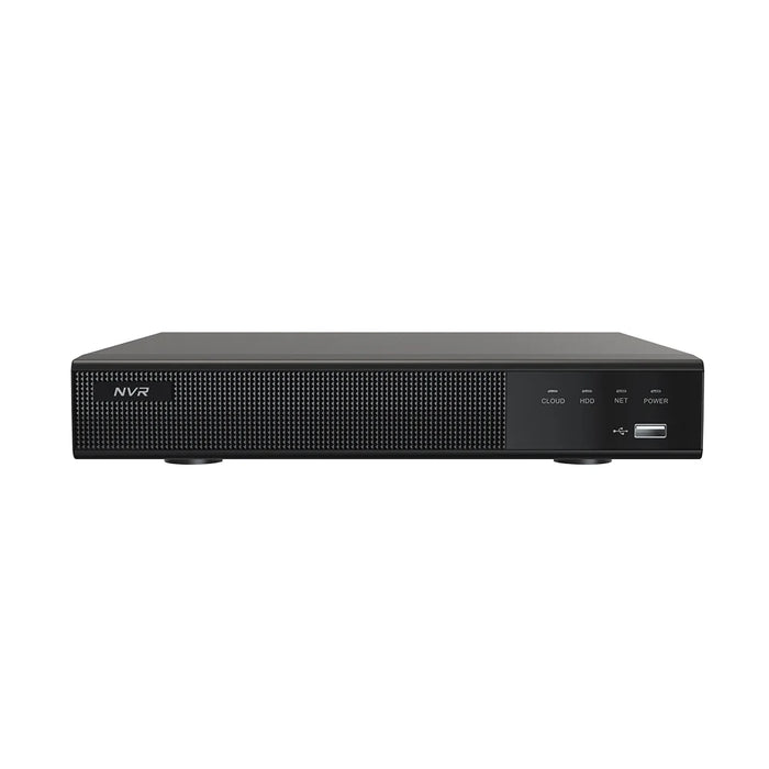 16-Channel 12MP NVR 8 PoE Ports 1X SATA Network Video Recorder with AI Management Function