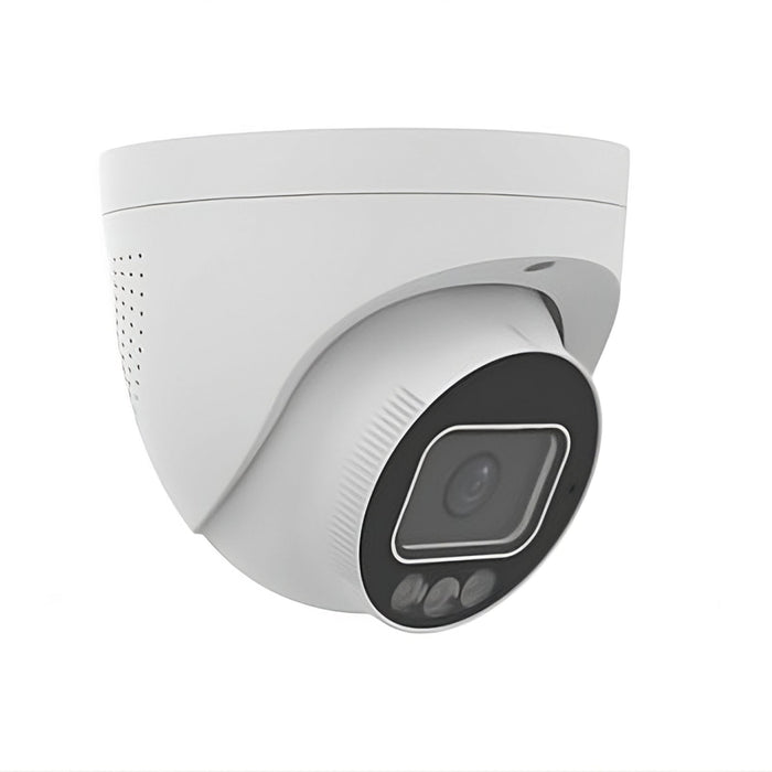8MP 2.8mm Fixed Eyeball IP Network Turret Security Camera HD Intelligent Light and Audible Warning