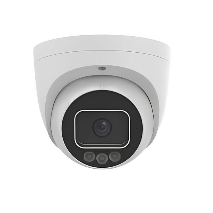 8MP 2.8mm Fixed Eyeball IP Network Turret Security Camera HD Intelligent Light and Audible Warning