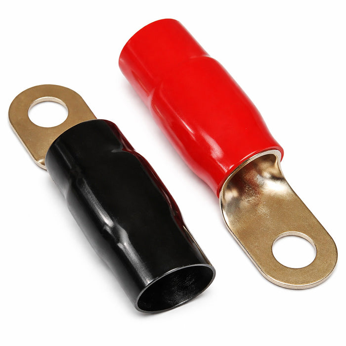 Earthquake Sound IT-0516 Insulated 1/0 Gauge Ring Terminal (10/pack)