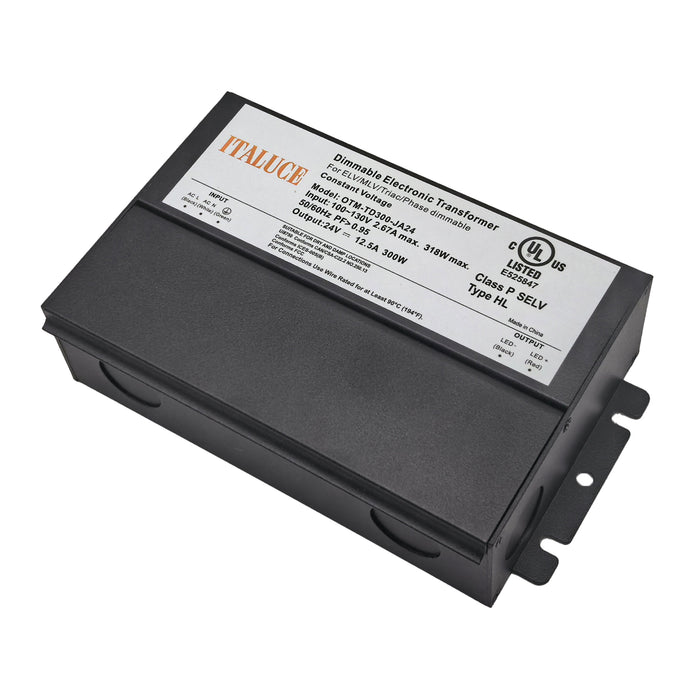 300W 24V DC Dimmable LED Driver, Constant Voltage Electronic Power Supply Transformer