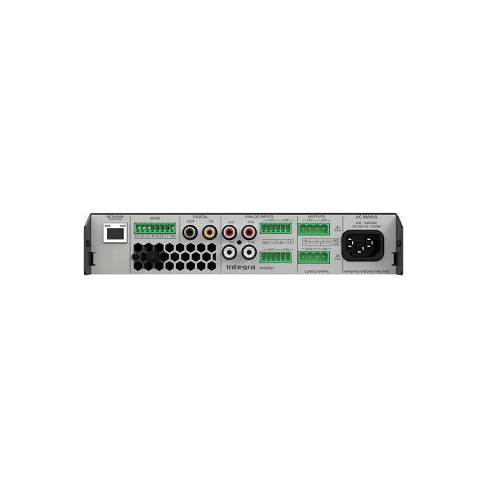 Integra Pro 4125DSP 4-Channel 125W per Channel 8 Ohm Class D DSP Professional Amplifier