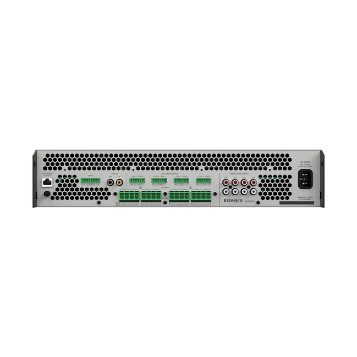 Integra Pro 8500DSP 8-Channel 500W per Channel 8 Ohm Class D DSP Professional Amplifier