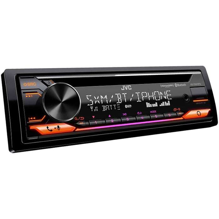 JVC KD-TD91BTS Single Din In-Dash Digital AM/FM/CD/BT/USB Receiver with Alexa & Spotify