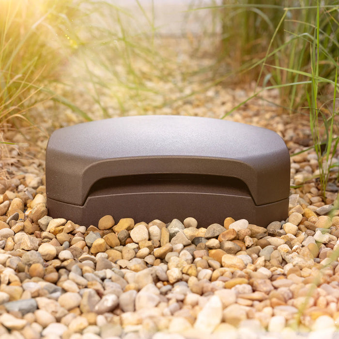 Klipsch Courtyard 4.1 Landscape Speaker System 8-Ohms with Four Aimable Satellites and 10" Subwoofer - Brown Matte