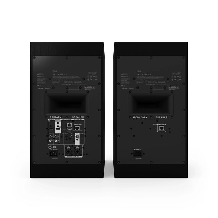 Klipsch The Nines II Dolby Atmos 8" Powered Monitor Speakers with WiFi and Bluetooth - Ebony (Pair)
