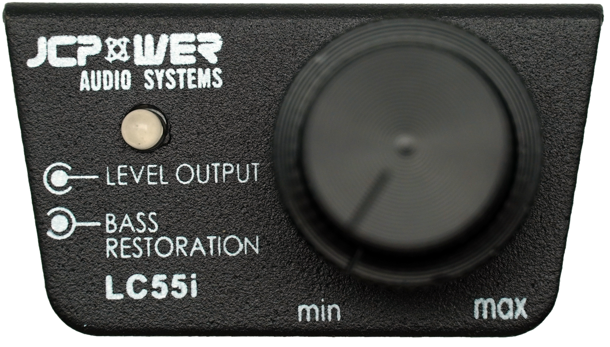 JCPower LC55i Line-Out Converter for Subwoofer & Bass Restoration Processor Car Audio