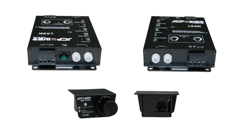 JCPower LC55i Line-Out Converter for Subwoofer & Bass Restoration Processor Car Audio