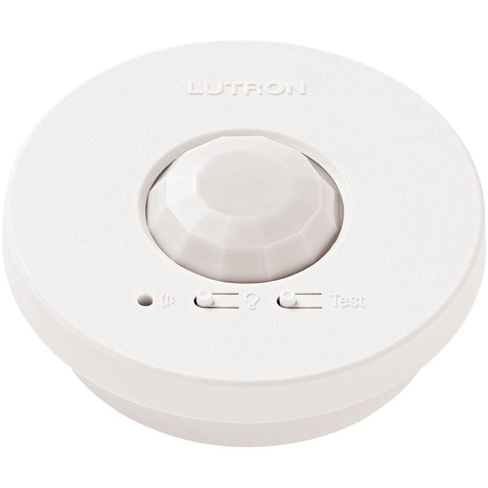 Lutron LRF2-OCR2B-P-WH Ceiling-Mount Occupancy/Vacancy Sensor with 360° Room Coverage