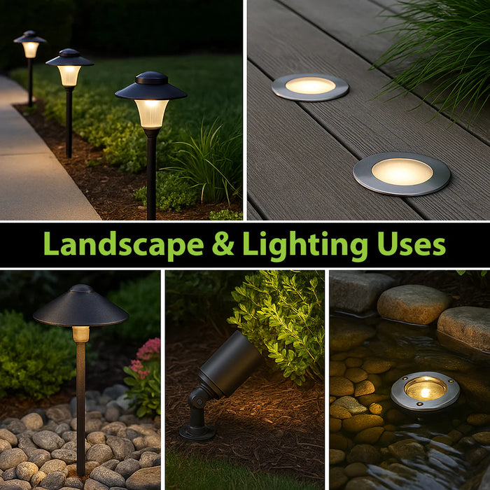 Logico 100ft 10 Gauge 2 Conductor Outdoor Direct Burial Landscape Cable