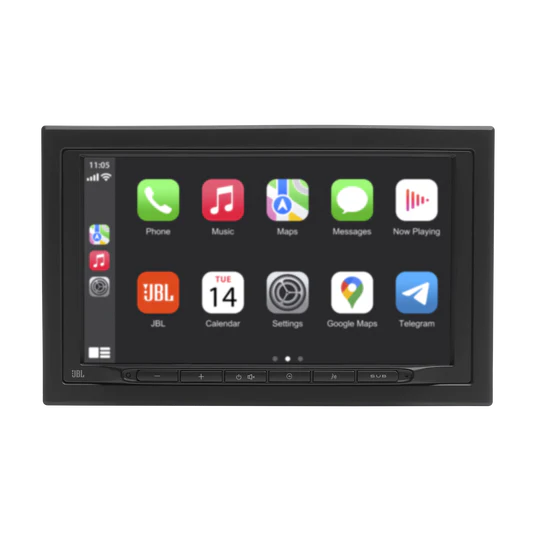 JBL Legend 700 2-DIN 7" Touchscreen Car Stereo with Wireless Apple CarPlay & Android Auto, Bluetooth