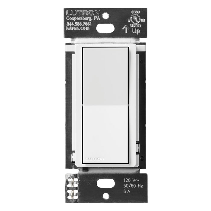Lutron DVRF-AS-WH Claro Smart Accessory Switch, Only For Use With Diva Smart Dimmer, White