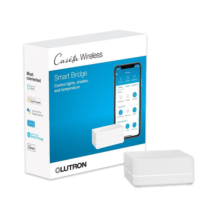 Lutron L-BDG2-WH Caseta Wireless Smart Bridge 5V 300 mA With Homekit Technology, White