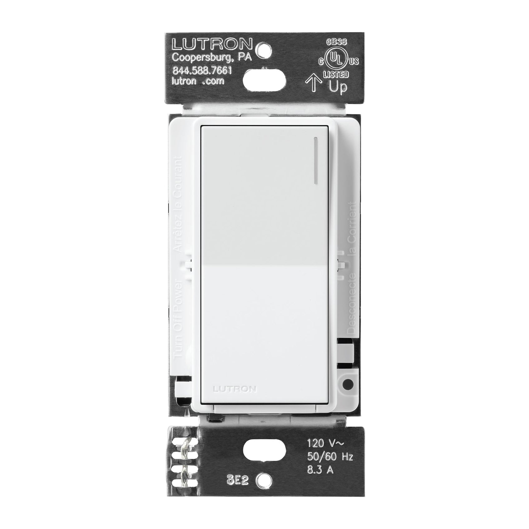 Lutron RRST-RS-WH RadioRA 3 Sunnata RF Companion Switch 120V- White ...