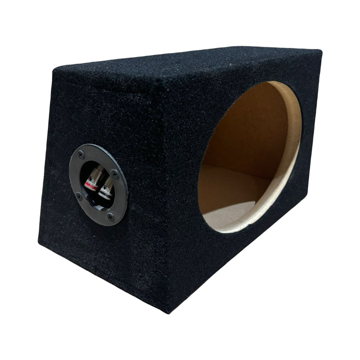 Single 6×9" Angled Car Speaker Box Enclosure Sealed MDF 300g Carpet Box