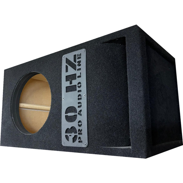 Single 12" 30Hz Competition Ported Car Subwoofer Enclosure MDF 400g Carpet