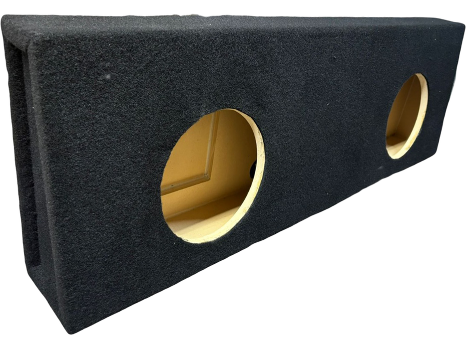Custom Dual 10″ Sealed 400g Carpet MDF Subwoofer Enclosures for Regular Cab Trucks
