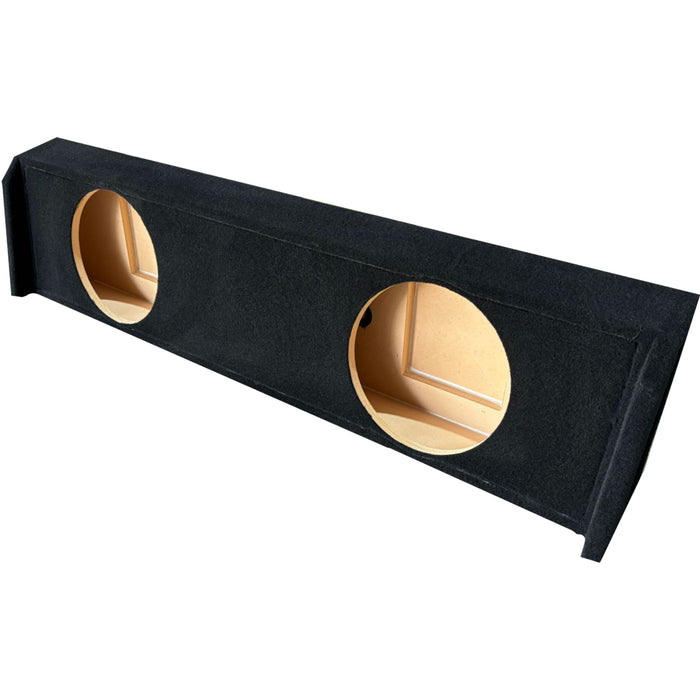 Dual 12" Sealed Car Subwoofer Box MDF 400g Carpet for Ford F150 Crew Cab Trucks (2009-2021)