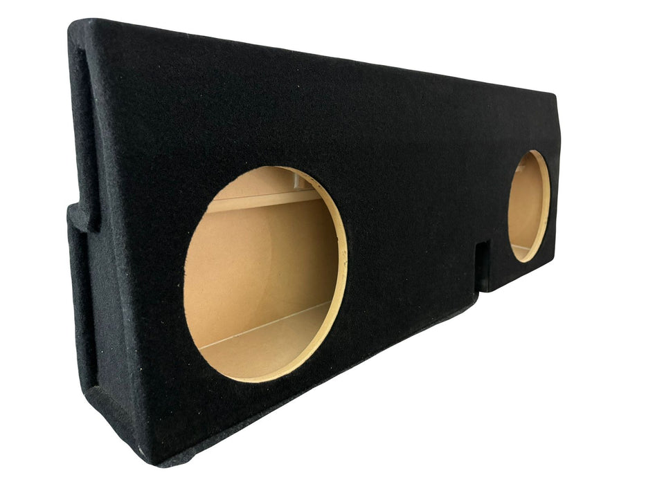 Dual Sealed 10" Car Audio Subwoofer Box MDF 400g Carpet for Toyota Tacoma Double Cab 2005-2022