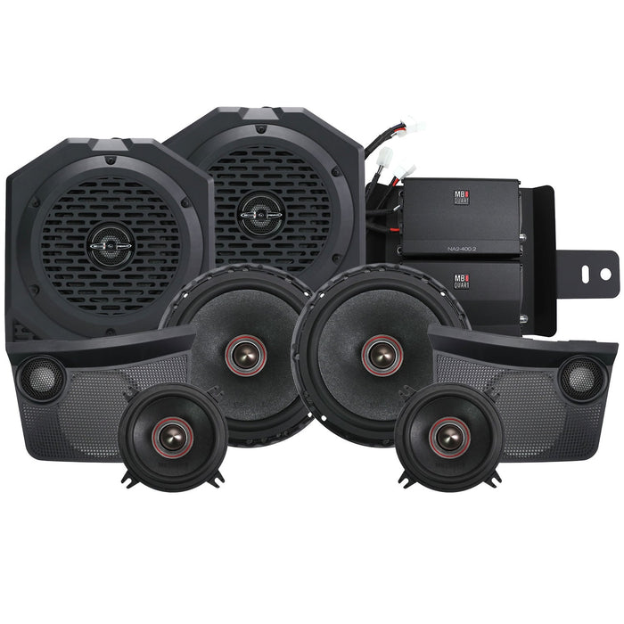 MB Quart MBQBRO-STG6-OEM-1 800W 8-Speaker Audio Upgrade for Ford Bronco 2021–2024 Base OEM Models