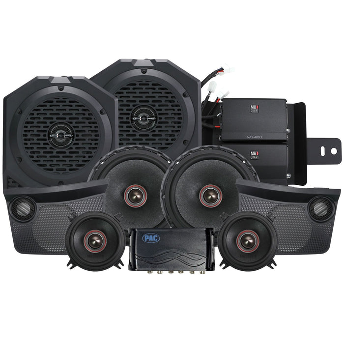 MBQBRO-STG6A-1 Ford Bronco 2021-2024 Tuned Audio Package 800 Watt STAGE 6 Audio System for OEM B&O Audio Systems