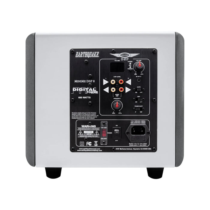 Earthquake Sound MiniMe DSP P8W Compact 8 Inch Powered Subwoofer Passi ...